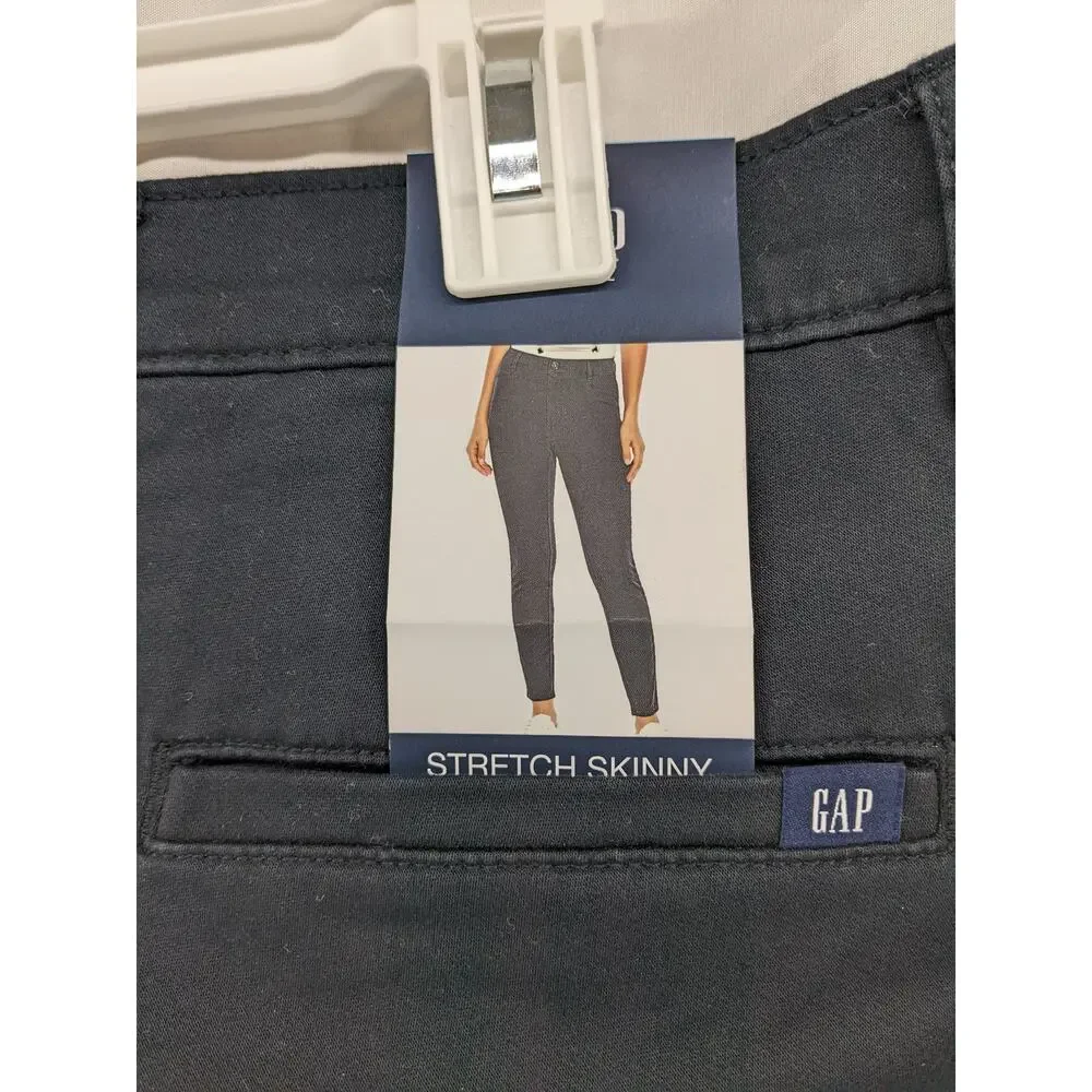 Gap Stretch Stretch Skinny Pants 12 Black QLP1122S‎ Ladies Casual Comfort Career